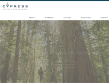 Tablet Screenshot of cypresscap.com